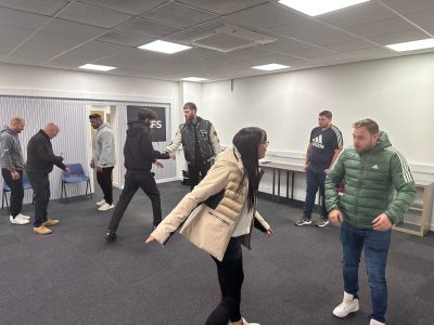 SALFS Training group session with multiple students learning together