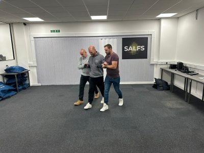 SALFS Training practical demonstration with instructor and trainee